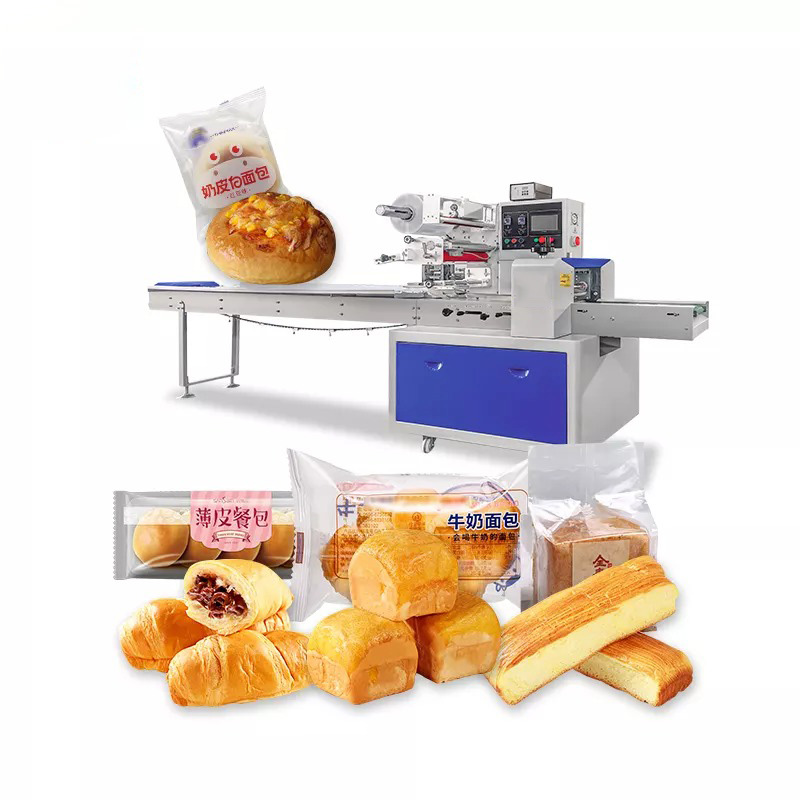 Stroj na balenie potravín s horizontálnym prietokom